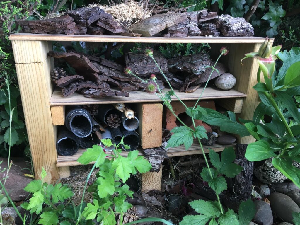 a picture of a bug hotel