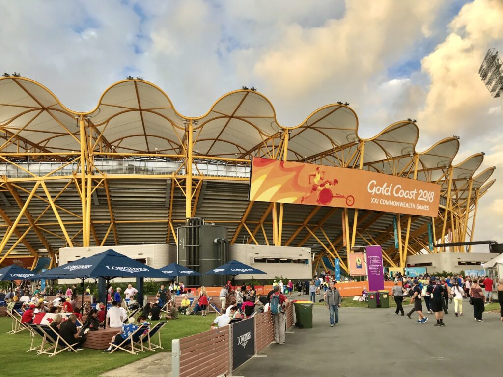 a picture of the commonwealth games stadium