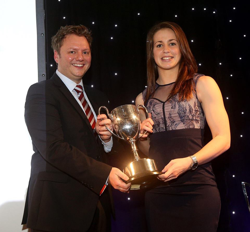 Emily Scarratt receives Rugby Writer's top award