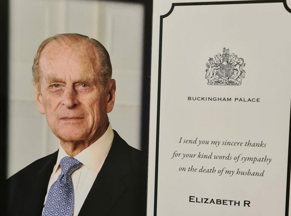 Pupil receives royal response to HRH Prince Philip tribute