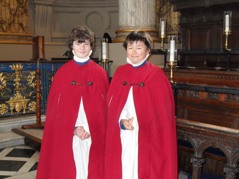 Head Choristers at Birmingham Cathedral
