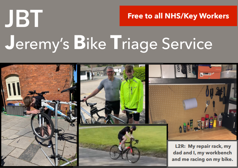 NHS bike service poster