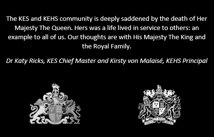 KES message about the queen