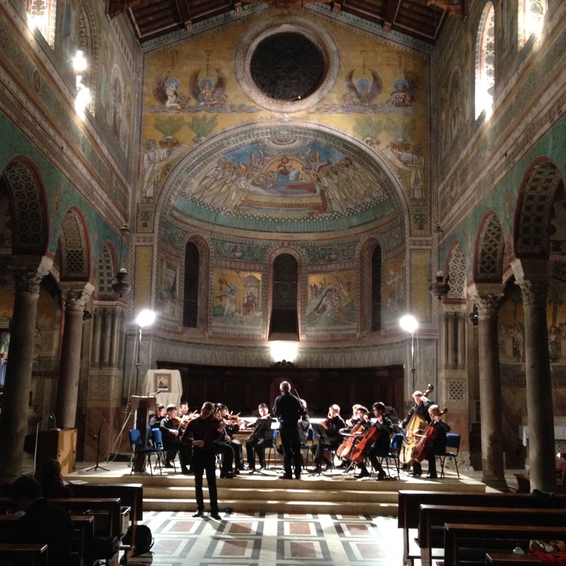 a picture of a orchestra in italy