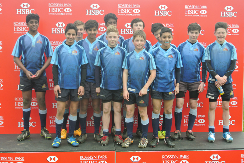 a picture of the u13 sevens team