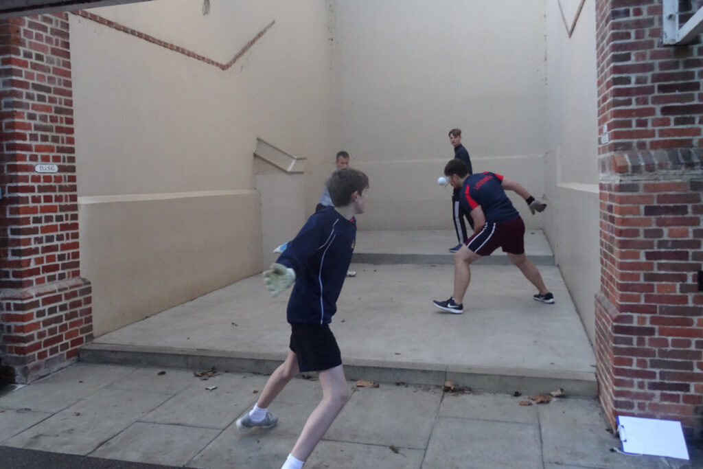 a picture of students at eton fives
