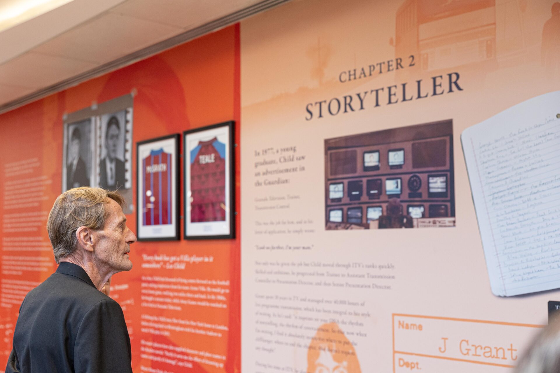 ‘Creating Reacher’ exhibition celebrating global author Lee Child OE ...