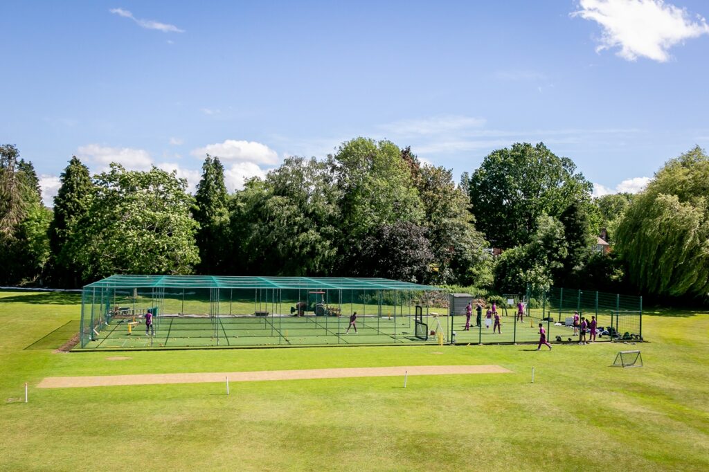 Outdoor cricket nets at Eastern Road cricket ground